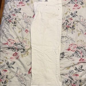 Liz & Co. Women's Cream Straight Leg Jeans